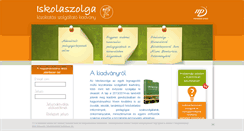 Desktop Screenshot of iskolaszolga.hu